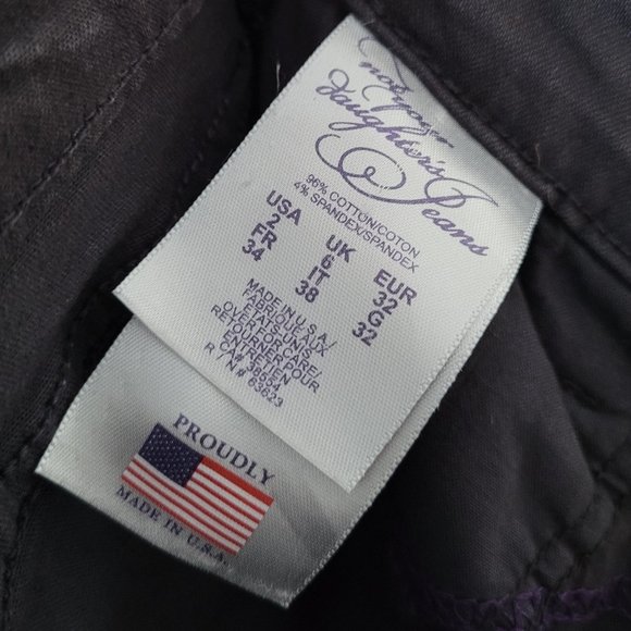 NYDJ Vintage Dark Grey Boot Cut Jeans US 2 - Picture 13 of 14